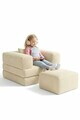 Canapea extensibilă pentru copii, Atelier del Sofa, 326NYR1101, Crem