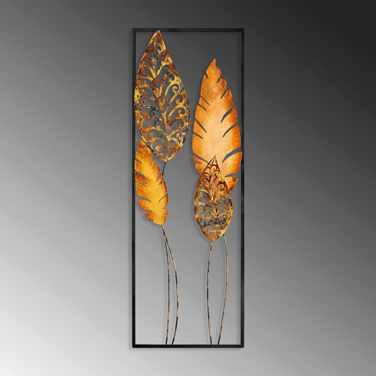 Decoratiune de perete, Nezgep 2, Dimensiune: 32 x 90 cm, Multicolor - imagine 5