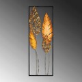 Decoratiune de perete, Nezgep 2, Metal, Dimensiune: 32 x 90 cm, Multicolor