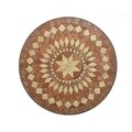 Masa pentru gradina Andorra Mosaic, Decoris, 60x70 cm, negru