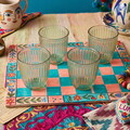 Set pahare, Hermia, 666HAC2118, Sticla, Verde