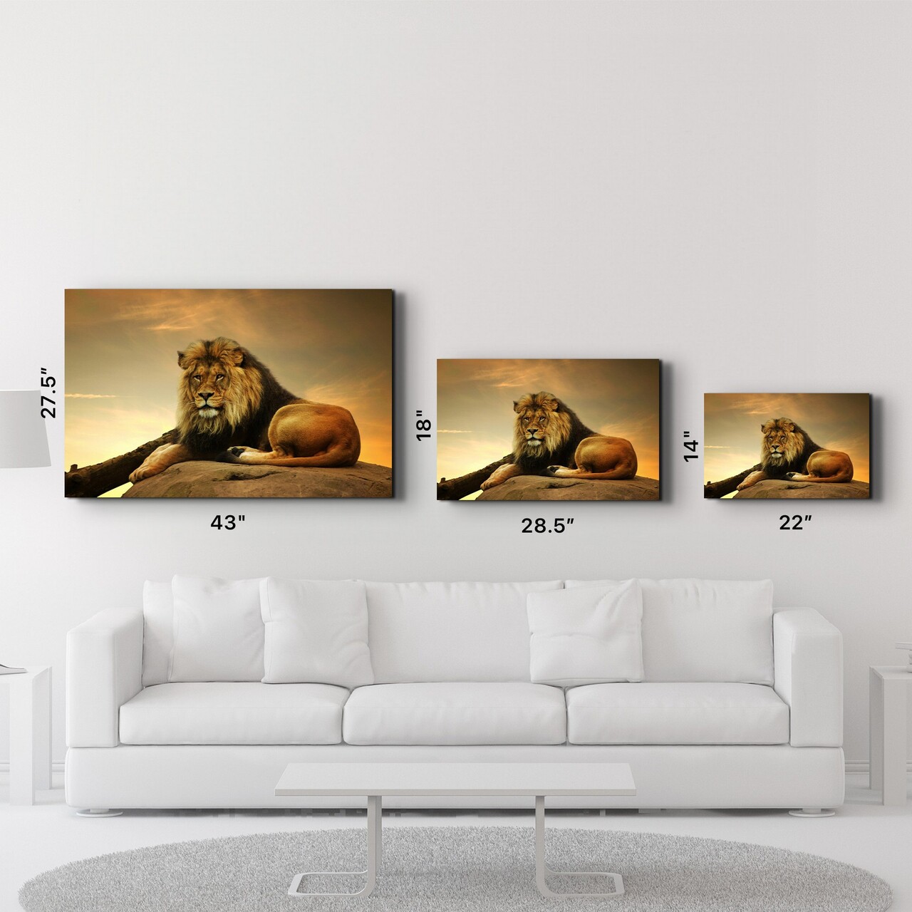 Tablou decorativ, OGLS-4027, Dimensiuni: 46 x 72 cm, Multicolor - view 6