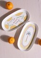 Set platouri servire, Hermia, 280TMA3652, Ceramica, Multicolor