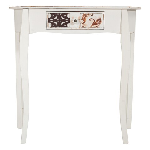 Consola cu 1 sertar Creaciones Meng, 82x35x84 cm, lemn de brad/MDF