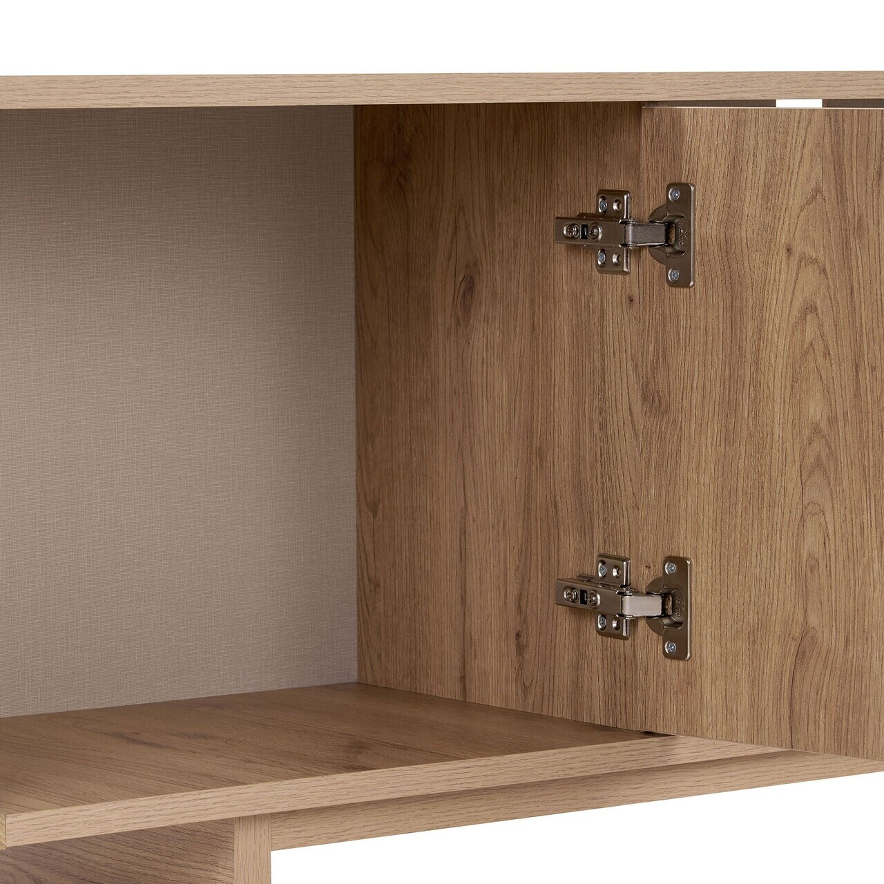 Comoda TV, Hanah Home, Mirel, 180x52x34 cm, PAL, Stejar — imaginea 8