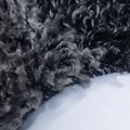 Covor Shaggy Louis, Decorino, 80x150 cm, polipropilena, alb/negru