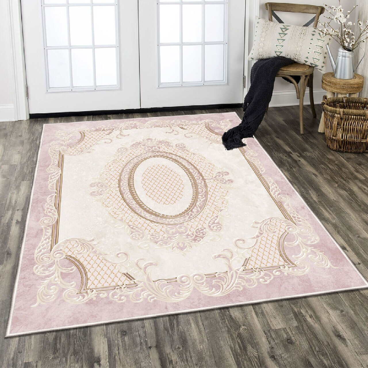 Covor Els1858 160x230 cm Catifea Multicolor