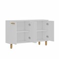 Consola, Odessa, Venedik, 120x73.6x29.6 cm, Alb
