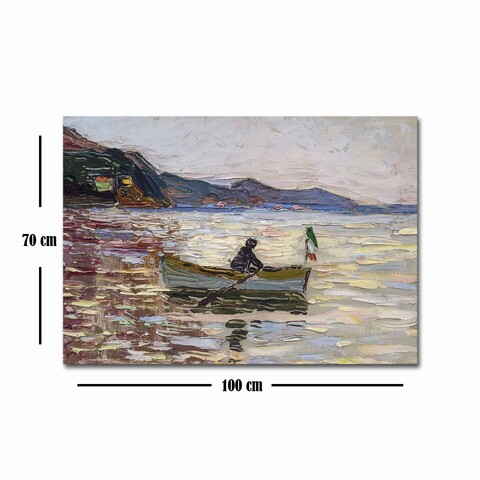Tablou decorativ, 70100FAMOUSART-011, Canvas, 70 x 100 cm, Multicolor