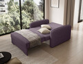 Canapea extensibila 1 loc, ELTAP, Laine, 102x109x84 cm, lemn/poliester, mov
