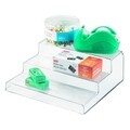 Organizator pentru condimente Linus, iDesign, cu 3 rafturi, 22.5x22.5x9 cm