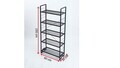 Corp biblioteca, Hanah Home, Moda, 60x155x30 cm, Negru
