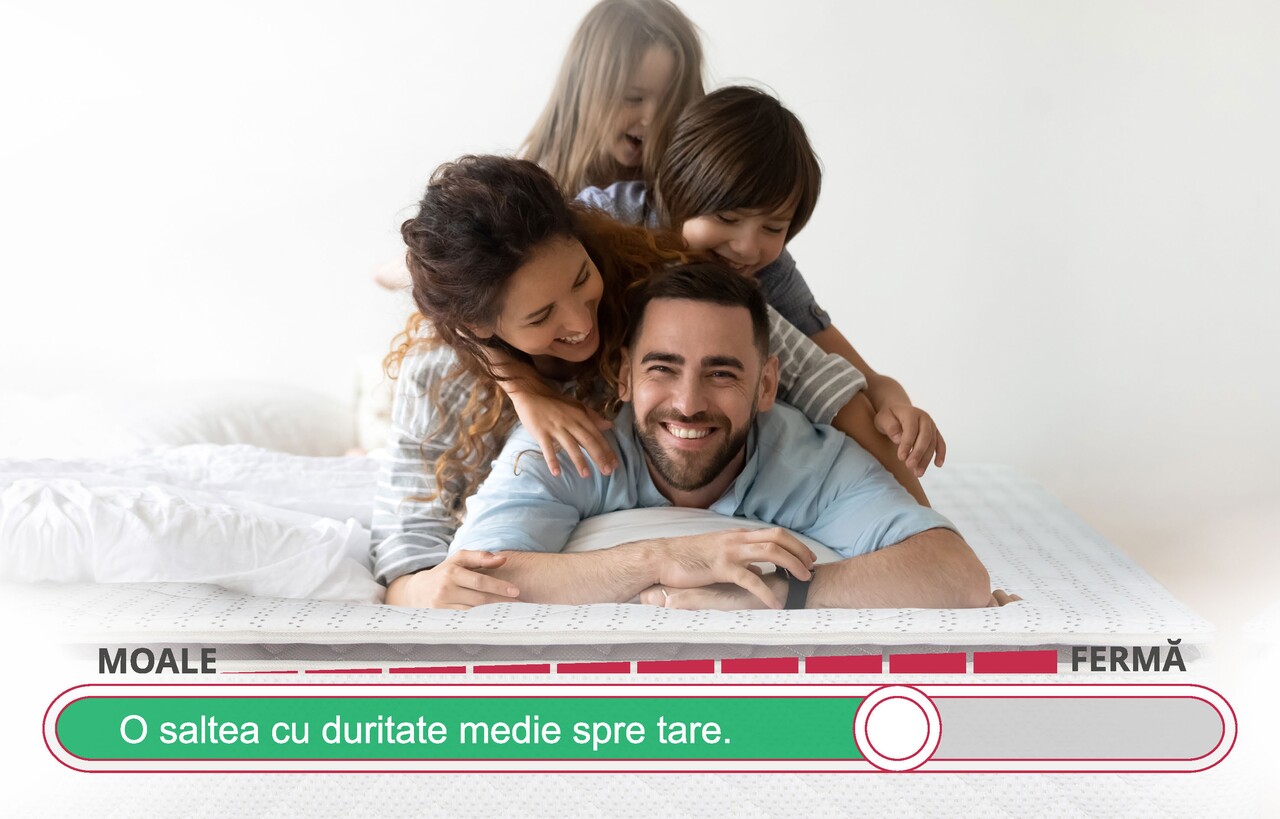 Saltea Green Future Luxuria Intense Memory Pocket 7 Zone 120x200 cm, H 28 cm - view 10