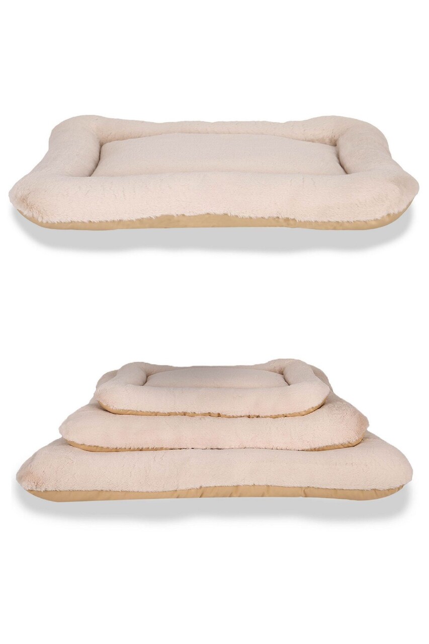 Pat pentru animale de companie, Paws &amp; Whiskers, Sally Dog 75 x 95, Material exterior: 100% poliester, Bej - view 3