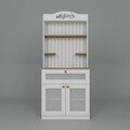 Dulap de bucatarie, Miwood, Lucas 1600-148, 80x100x42 cm, PAL, Alb