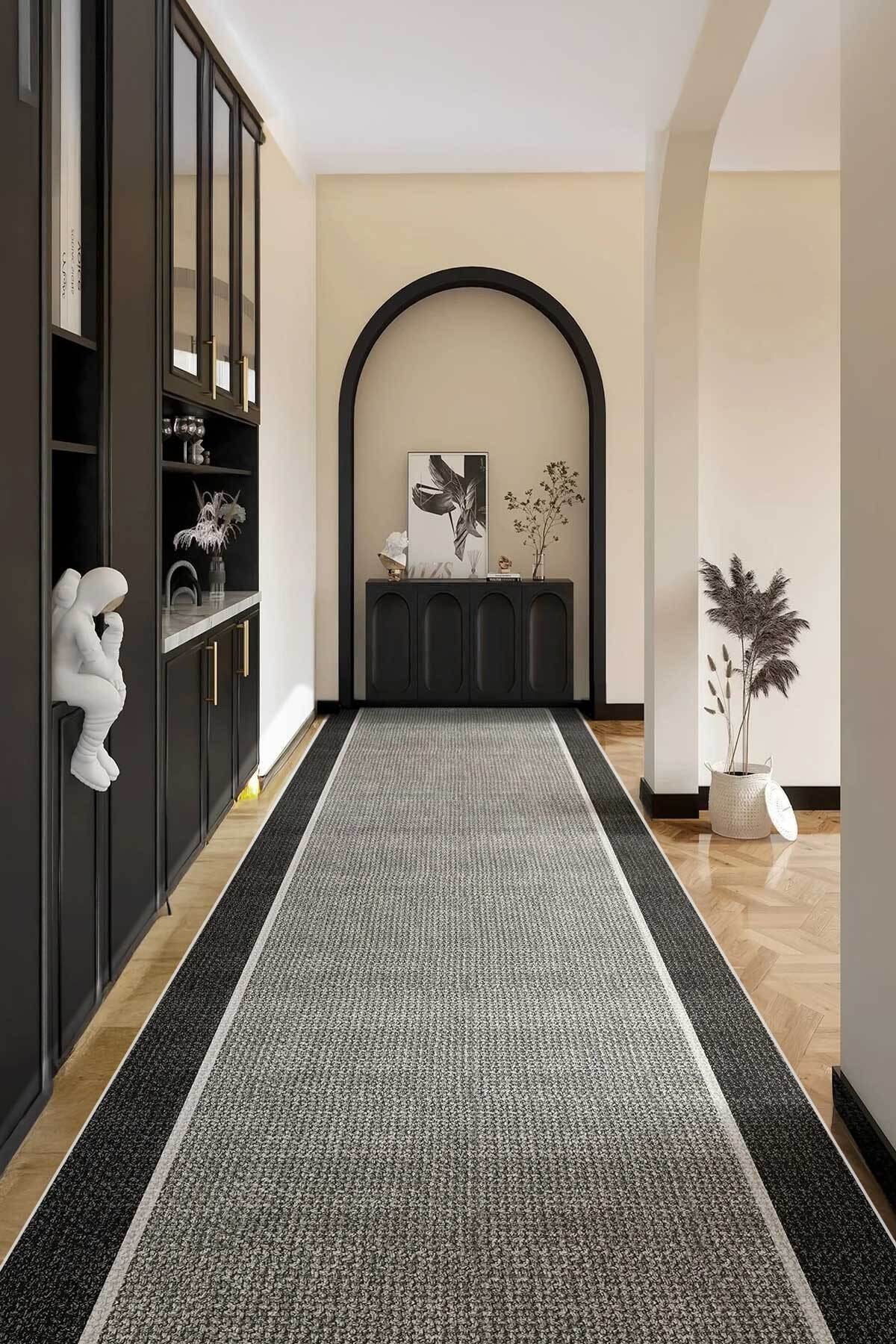 Covor, CLR-7324-117, 80x280 cm, Poliester, Gri