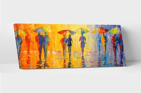 Tablou decorativ burchfield, modacanvas, 30x90 cm, canvas, multicolor