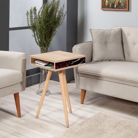 Masuta pentru living zigon 324, vella, 40x40x64 cm, multicolor