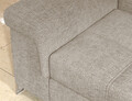 Coltar extensibil stanga 4 locuri ELTAP, LT-18TOU, Eridano, 275x202x88 cm, lemn/poliester, bej inchis