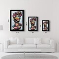 Tablou decorativ, SPR-1134, Dimensiuni: 46 x 72 cm, Multicolor