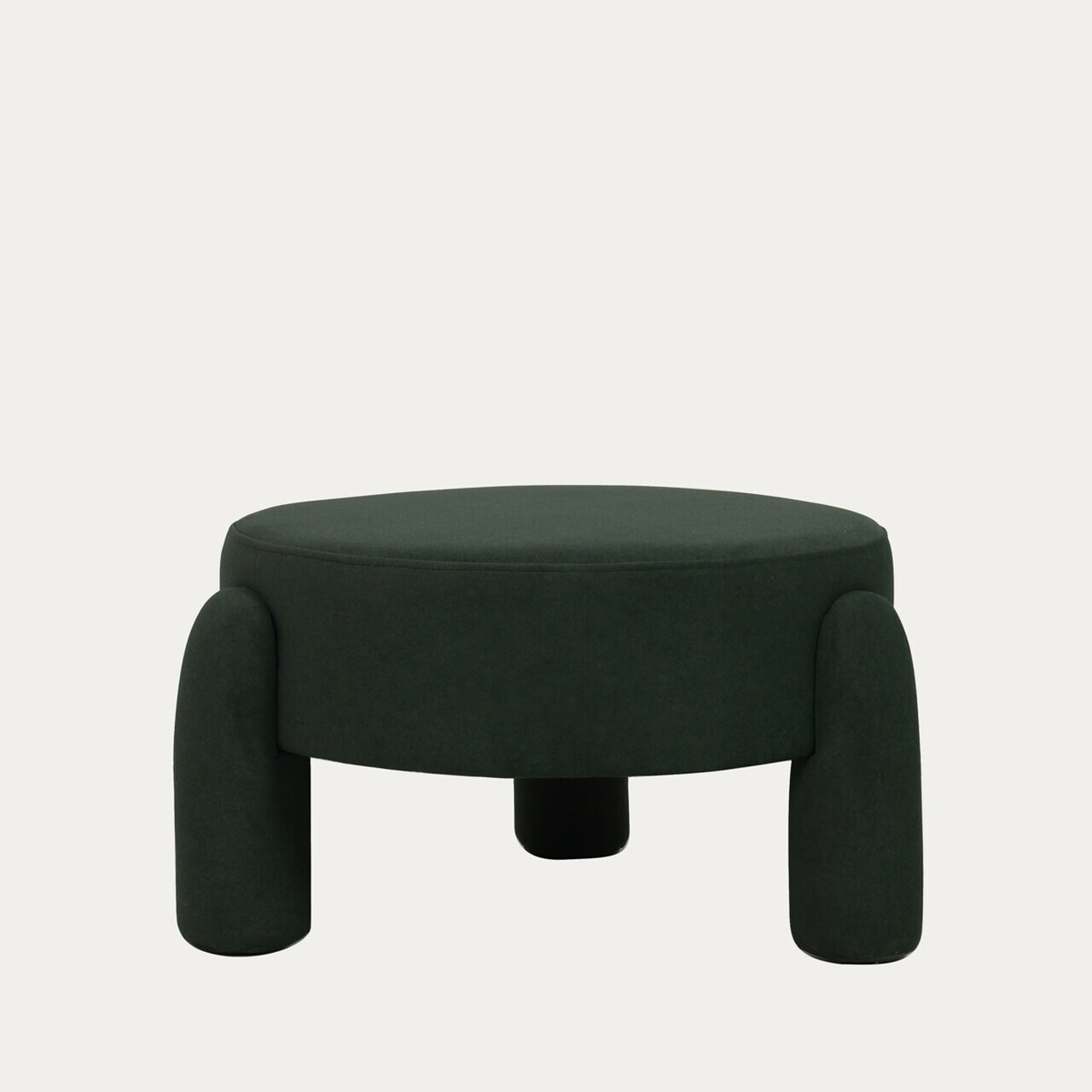 Taburet Ollera, Homla, 65x36 cm, MDF/poliester, verde inchis - view 2