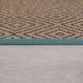 Covor Jute Diamond Blue, Flair Rugs, 120x170 cm, iuta, albastru