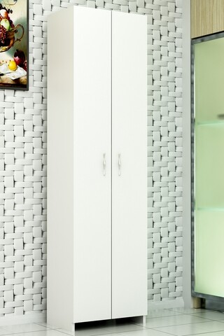 Dulap pentru bucatarie atlantis, decorotika, 49x30x182 cm, alb