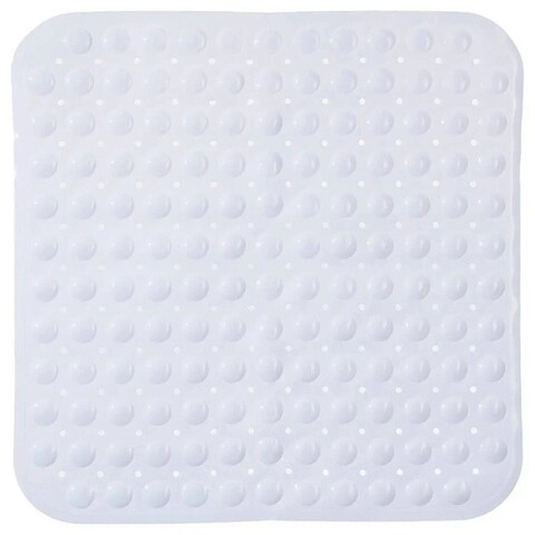 Covoras antiderapant pentru dus , 5five, 55 x 55 cm, PVC, alb 5five
