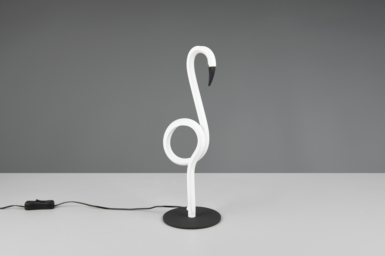 Lampa de masa Ingo, RL, 14.5x12x35 cm, 6W, 1x SMD, metal, alb mat