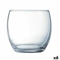 Set 6 pahare, Luminarc, Cave, 340 ml, sticla, transparent