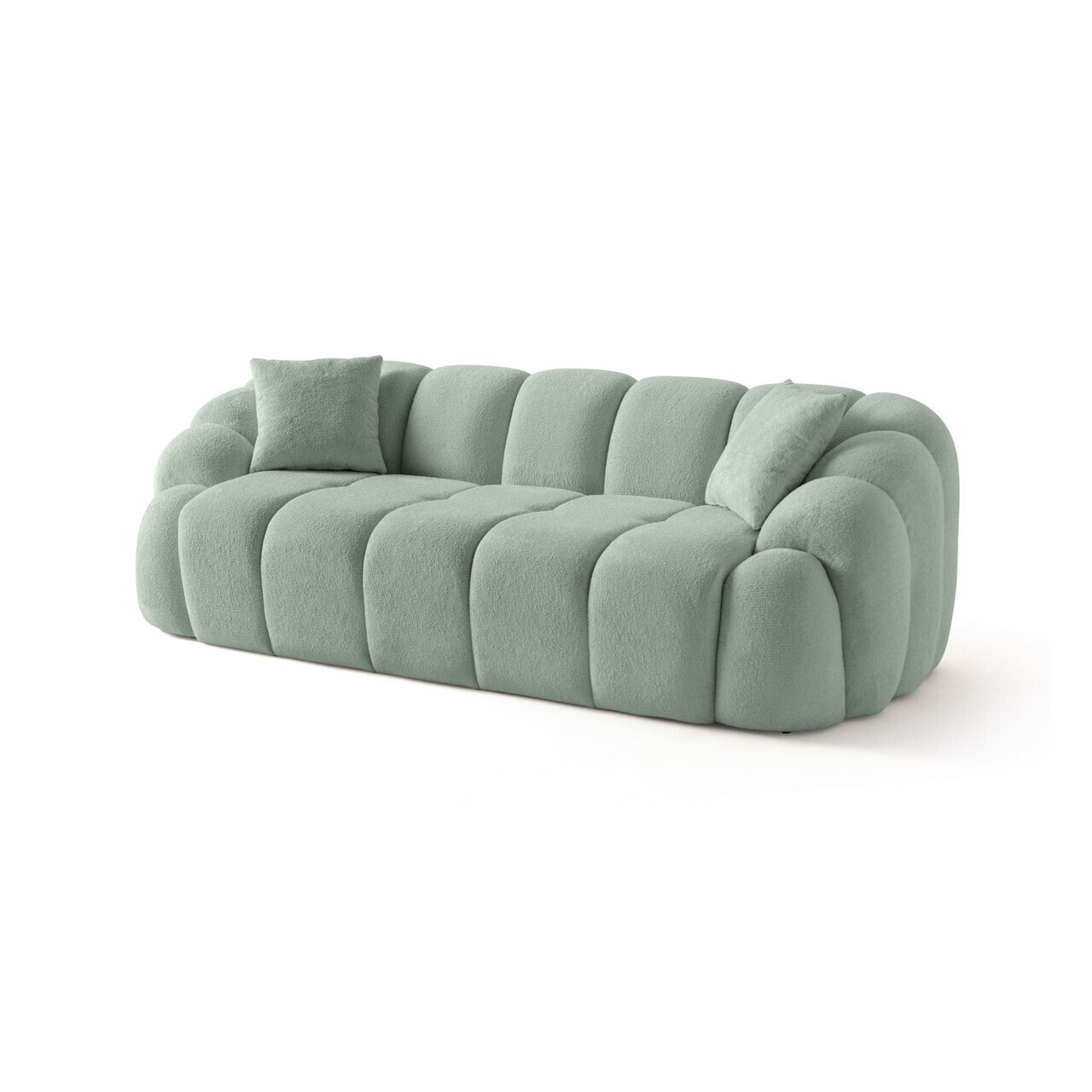 Canapea 3 locuri, Atelier del Sofa, 752EST1132, Lemn de carpen/PAL melaminat, Turcoaz - view 3