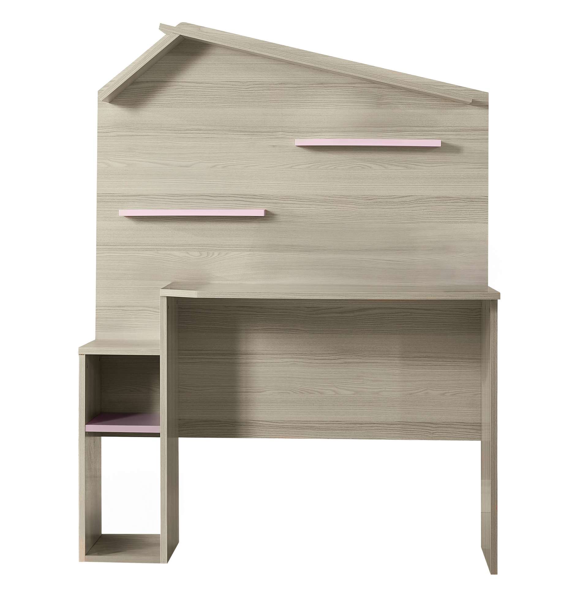 Birou, Hanah Home, Ayder New, 112x149x62 cm, PAL, Roz