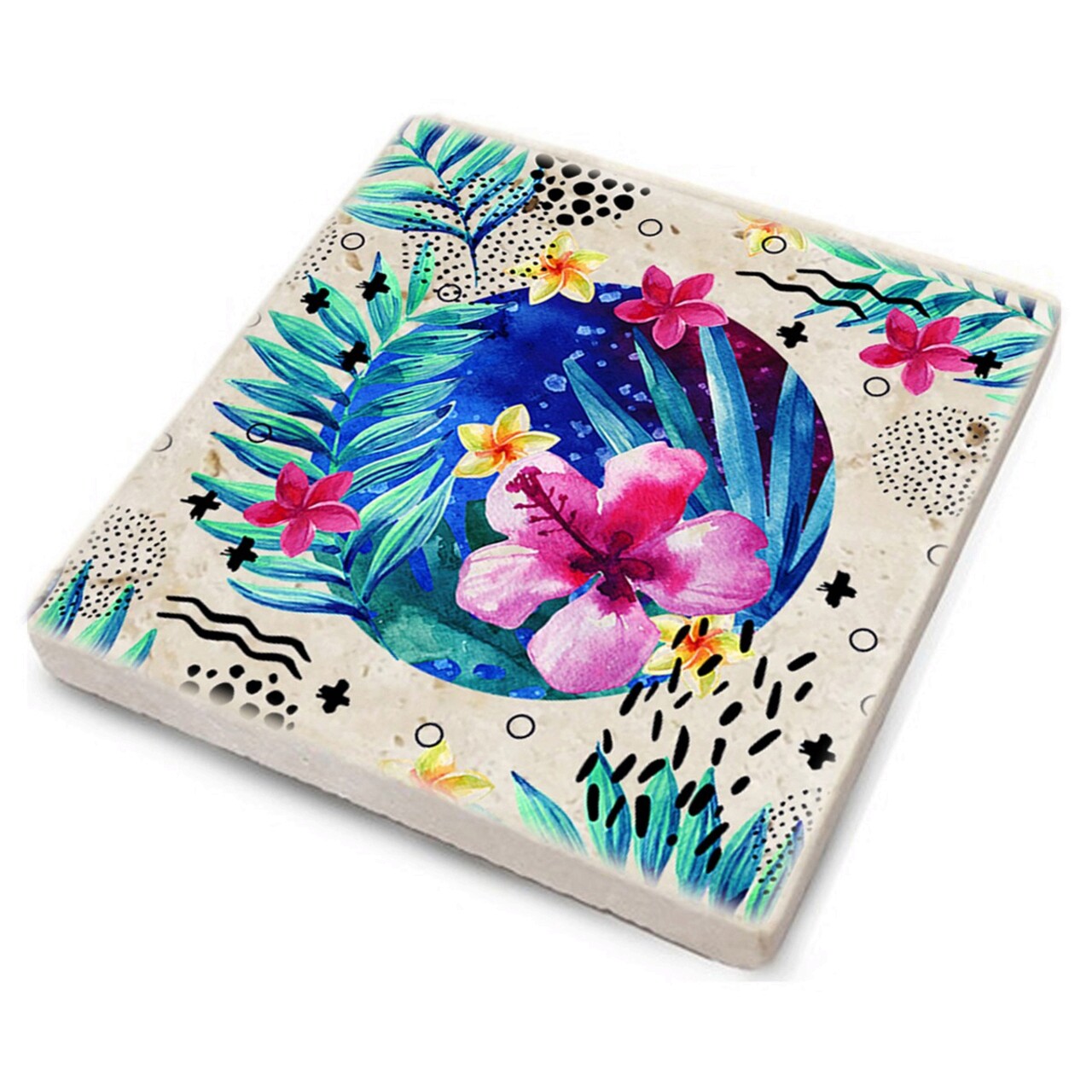 Set suporturi de pahare, Hermia, 366TYR1141, Multicolor - view 2