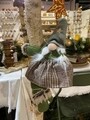 Decoratiune Gnome girl w dress, 24x8x43 cm, plus, multicolor