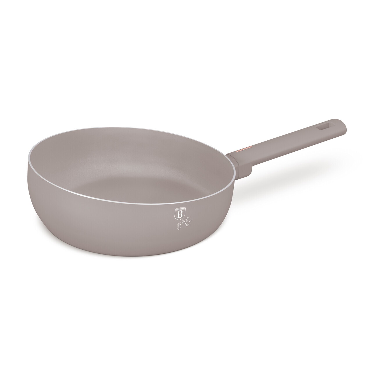 Tigaie flip Berlinger Haus, Taupe, 26 cm, aluminiu, taupe mat - imagine 3