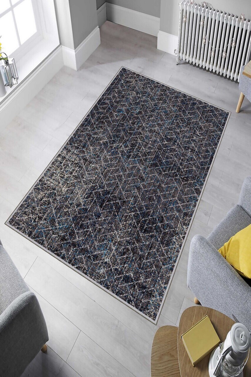 Covor Exfab317 100x300 cm Poliester Multicolor