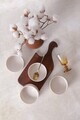 Set boluri, Hermia, 275KRM2703, Dimensiune: 14 cm / 520 ml (4 bucăți), Crem