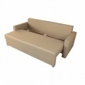Canapea extensibila Firenze Cappuccino 218x85x85 cm + lada de depozitare