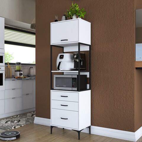 Dulap multifunctional, Rani, JE135, Alb