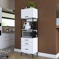 Dulap multifunctional, Rani, JE135, Alb