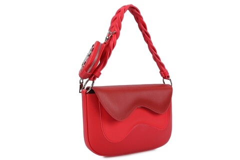 Geanta juicy couture 368, 30x2x20 cm, piele ecologica, rosu