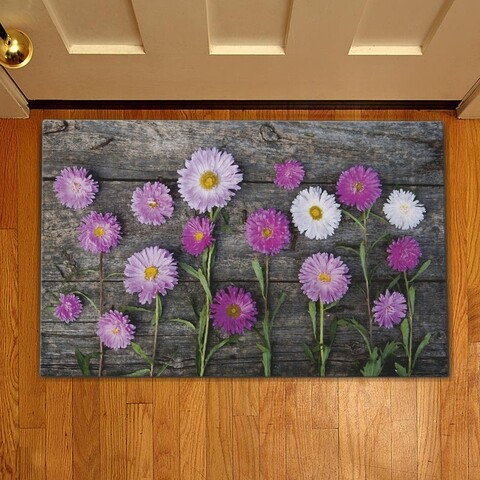 Covoras de intrare Daisy, Casberg, 38×58 cm, poliester, multicolor Casberg