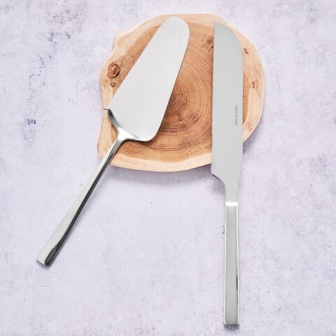Set tort cutit + spatula Prato, Ambition, inox Ambition imagine noua 2022