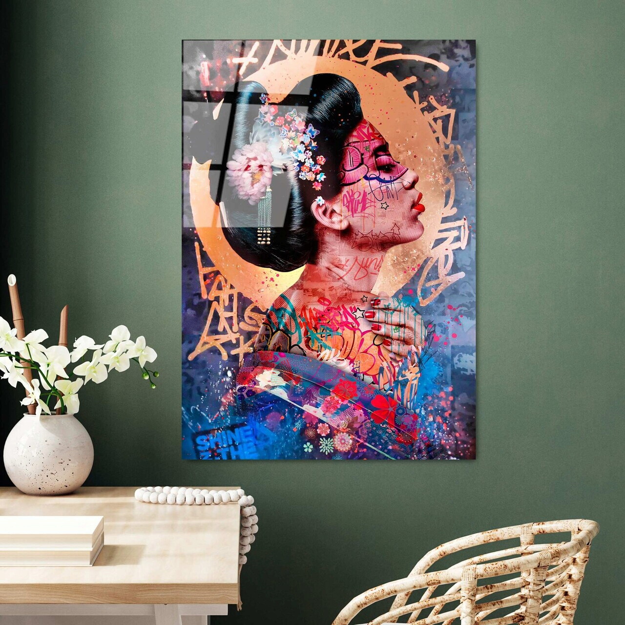 Tablou decorativ, UV-727 70 x 100, 70 x 100 cm, Multicolor