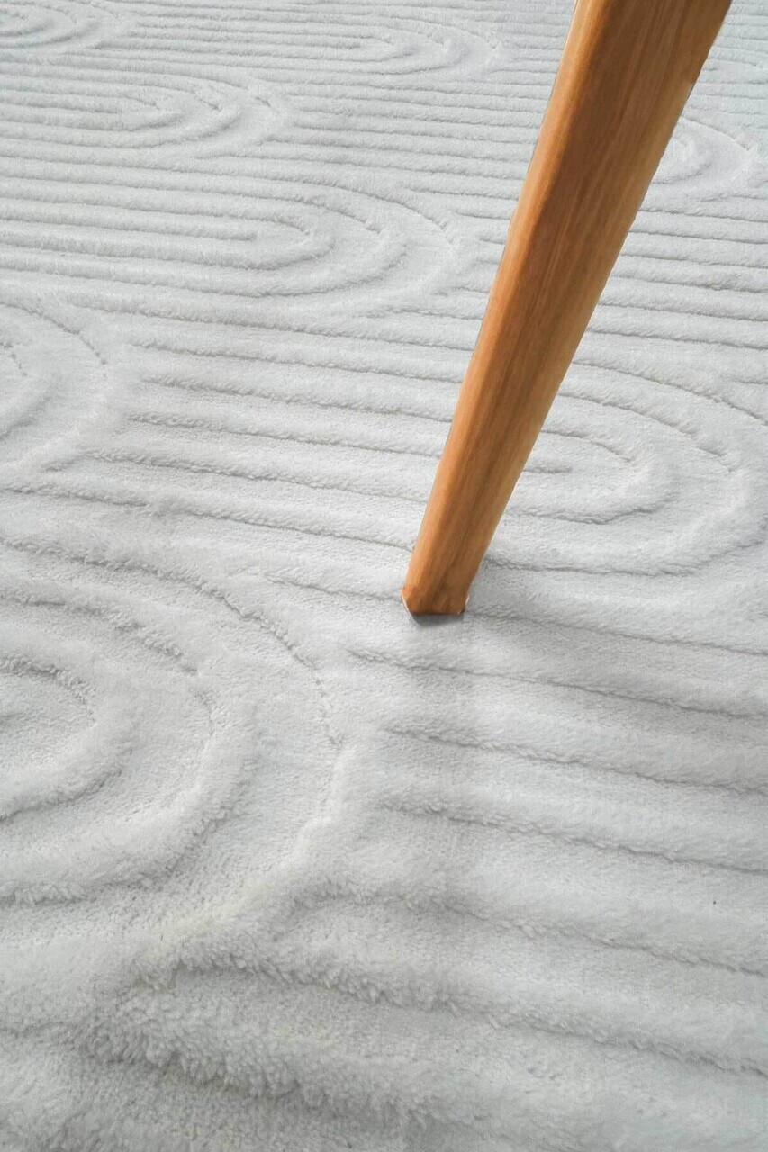 Covor, CLR-PERLA-BEYAZ-2, 200x300 cm, Poliester, Alb — imaginea 2