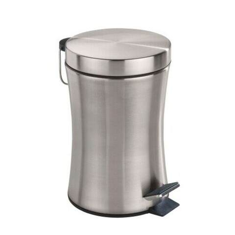 Cos de gunoi cu pedala Pieno, Wenko, 3 L, inox, argintiu