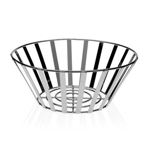 Cos pentru fructe dixon, versa, 25 x 25 x 10 cm, otel, argintiu
