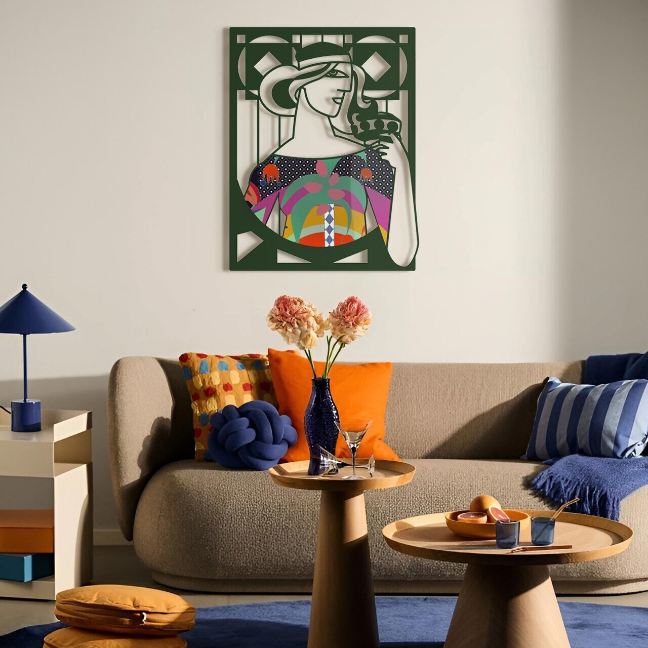 Decoratiune de perete, Mystic Grace, Dimensiune: 44 x 56 cm (1 bucată), Multicolor