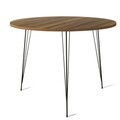 Masa Sandalf Walnut, Comforty, 90x75 cm, maro