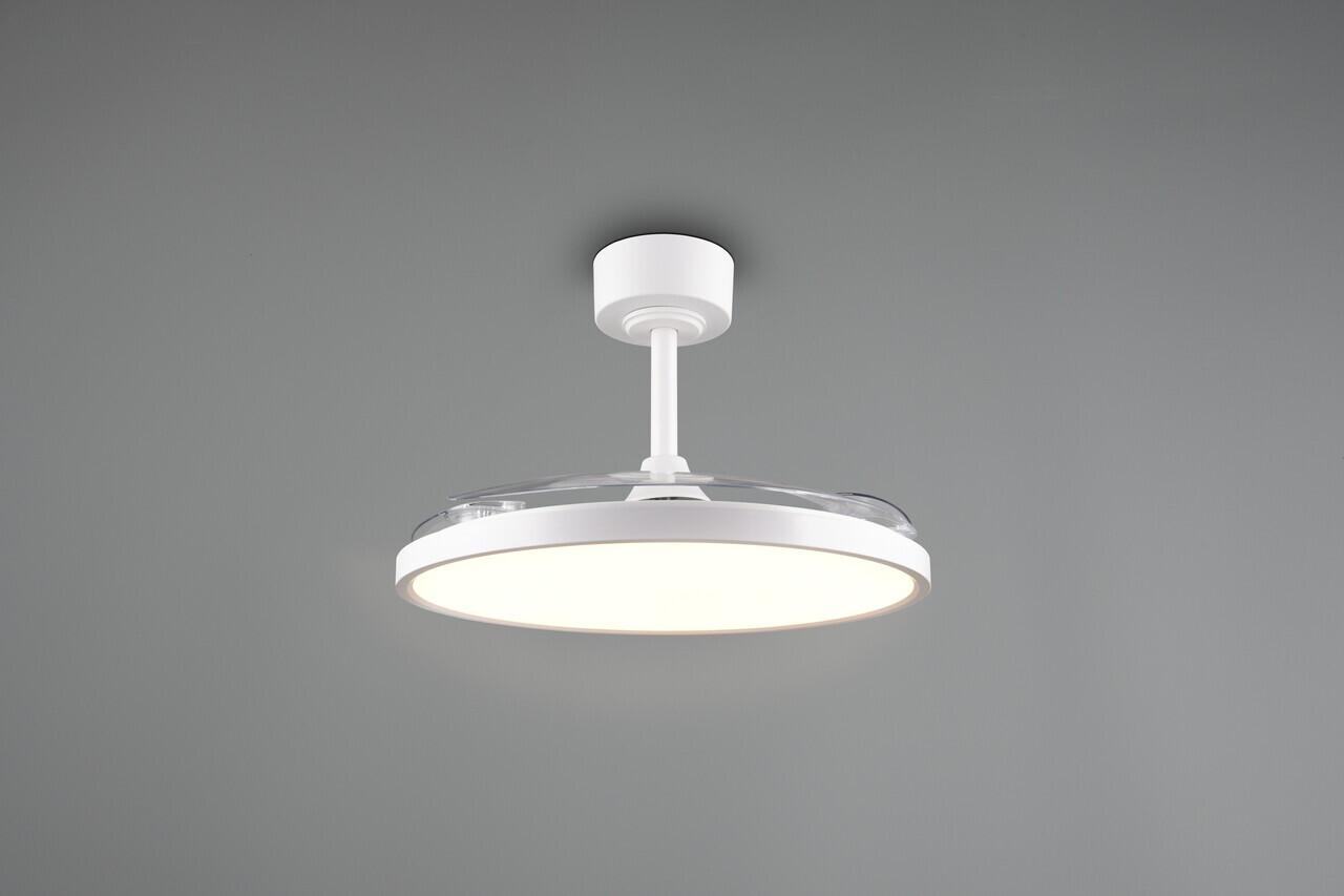 Plafoniera cu ventilator Kasfjord, RL, 106x35 cm, 30W, 1x SMD, metal, alb mat - view 4